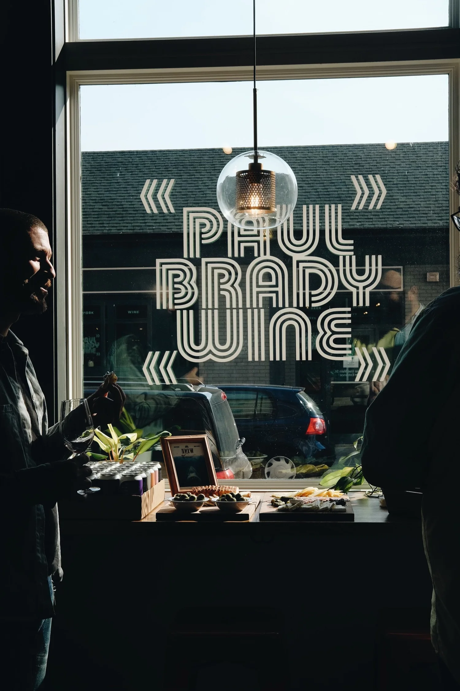 Paul Brady Wine storefront in Beacon, New York